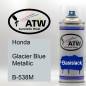Preview: Honda, Glacier Blue Metallic, B-538M: 400ml Sprühdose, von ATW Autoteile West.